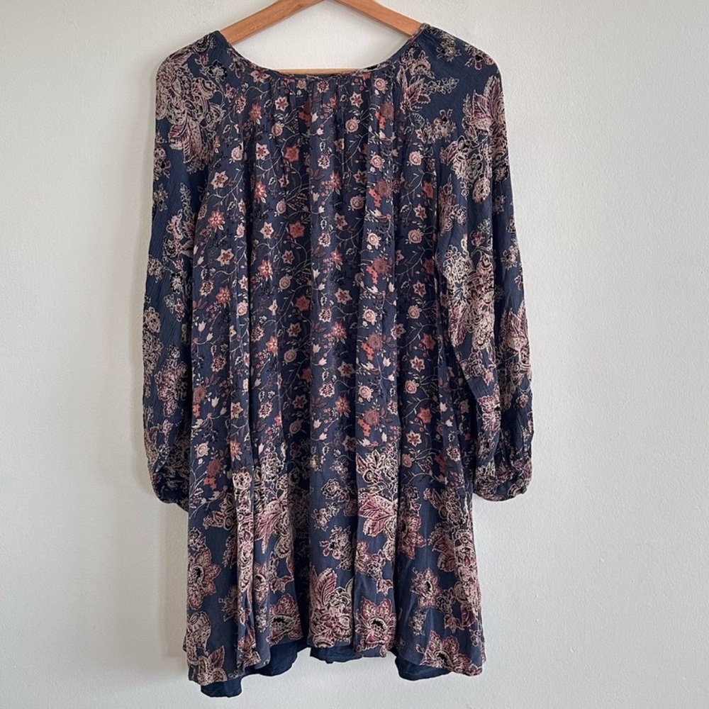 FREE PEOPLE Lucky Loosey Paisley Mini dress - Picture 5 of 9